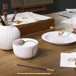 Kähler Gaver Til Hende|Service<Hammershøi Poppy Tallerken Ø22 fra