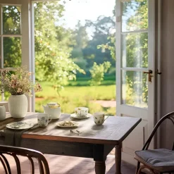 Kähler Gaver Til Hende|Service<Hammershøi Summer tallerken Ø22 cm, forglemmigej fra