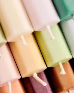 HAY Stearinlys<Hexagon Candle 4 Stk., pastel fra