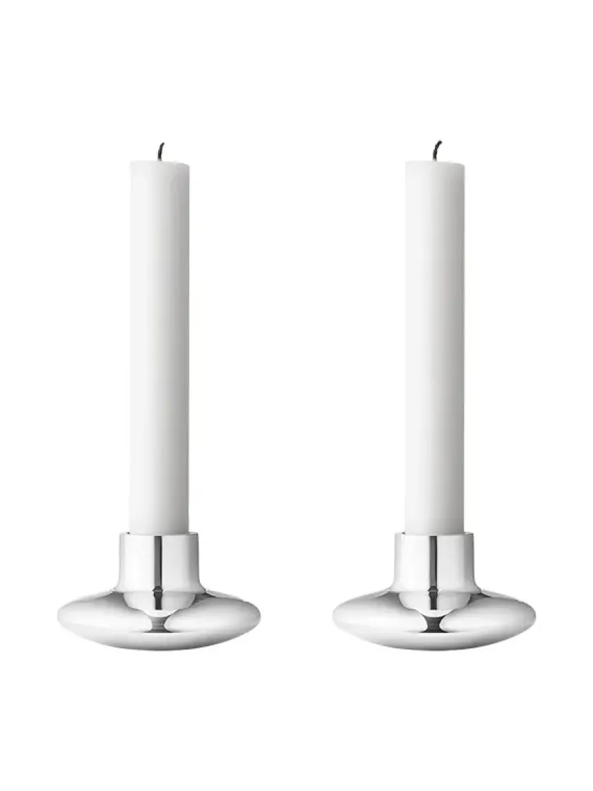 Georg Jensen Lysestager<HK lysestage, 2 stk fra