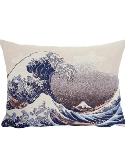 Poulin Design Puder Og Plaider|Puder<Hokusai La Vague Pude fra
