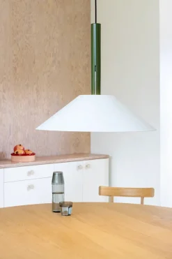 Nine Pendler|Spots<Hook pendant large, white fra