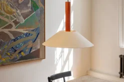 Nine Pendler|Spots<Hook pendant small, white fra