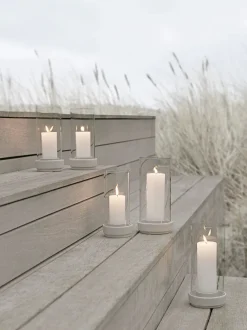 Stelton Lanterner|Udendørslamper<Hurricane Lanterne Sand, small fra