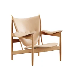 House of Finn Juhl Lænestole<Høvdingestol, eg olie af Finn Juhl