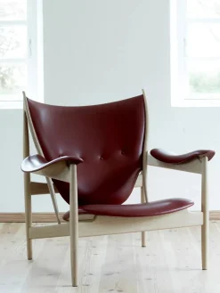 House of Finn Juhl Lænestole<Høvdingestol, eg olie af Finn Juhl