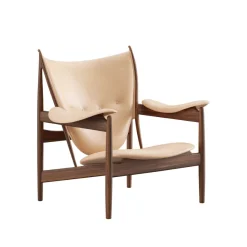 House of Finn Juhl Lænestole<Høvdingestol, valnød af Finn Juhl