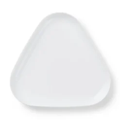 Royal Copenhagen Service<Hvid Riflet fad fra