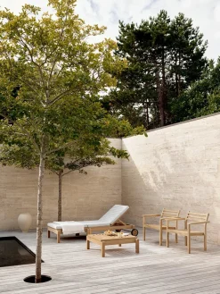 Carl Hansen & Søn Havehynder|Fodskamler<Hynde til AH604F Outdoor Lounger Fodskammel fra