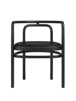 Fritz Hansen Hynder|Tilbehør Til Stole<Hynde til PK15 Stol, sort Grace læder af Poul Kjærholm