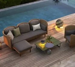 Cane-line Spots|Udendørslamper<Illusion Lampe, rund fra