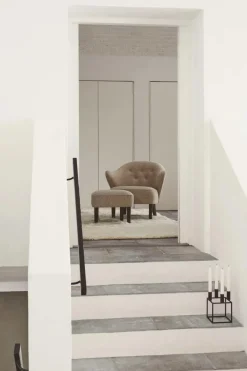 Audo Copenhagen Fodskamler|Lænestole<Ingeborg med Fodskammel, Boucle fra