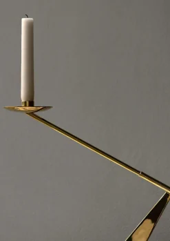 Audo Copenhagen Gaver Til Ham|Gaver Til Hende<Interconnect Candle Holder, brass fra