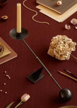 Audo Copenhagen Gaver Til Ham|Gaver Til Hende<Interconnect Candle Holder - small, stainless steel fra