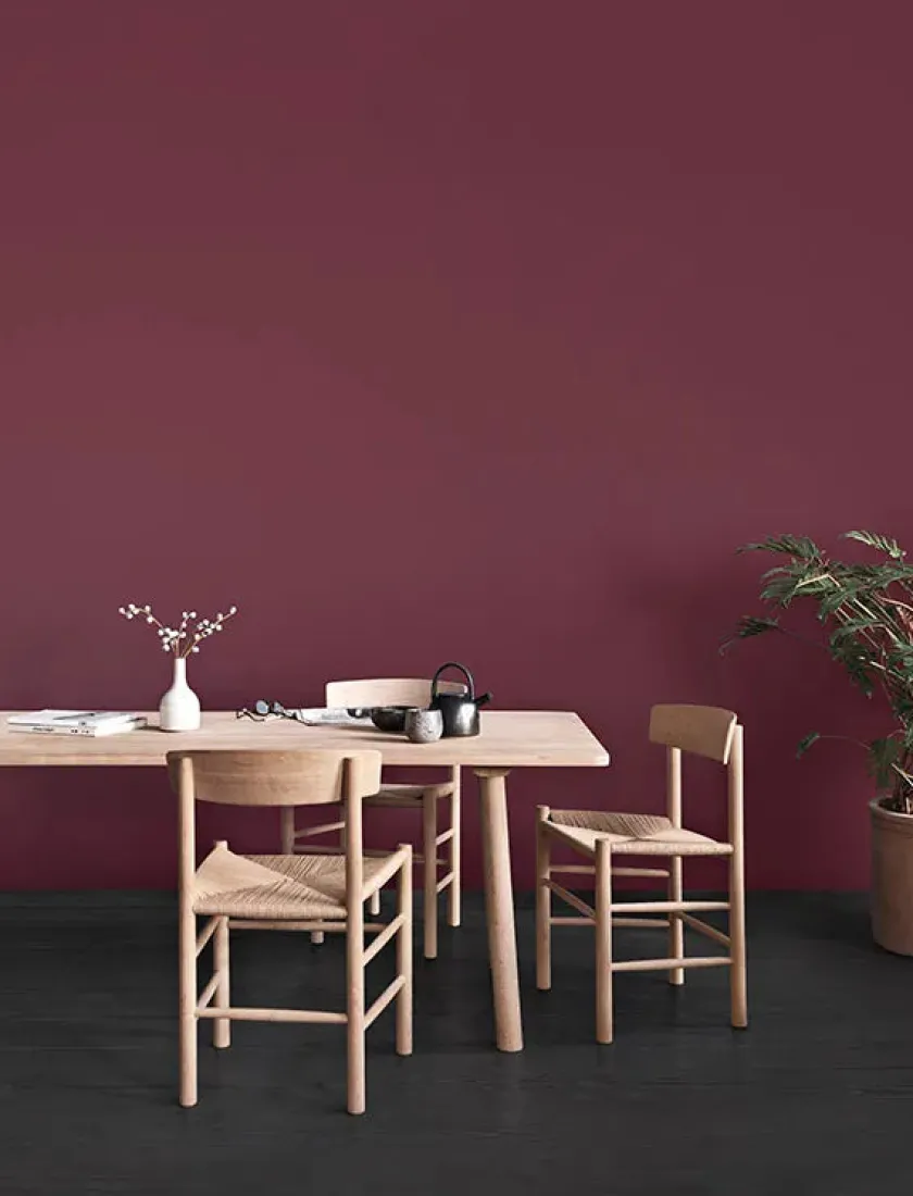 Fredericia Furniture Spisebordsstole<J39 Folkestolen af Børge Mogensen