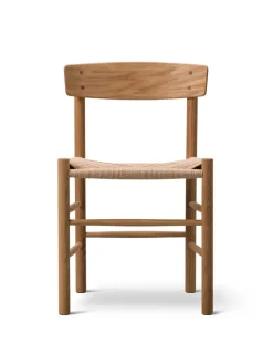 Fredericia Furniture Spisebordsstole<J39 Folkestolen af Børge Mogensen