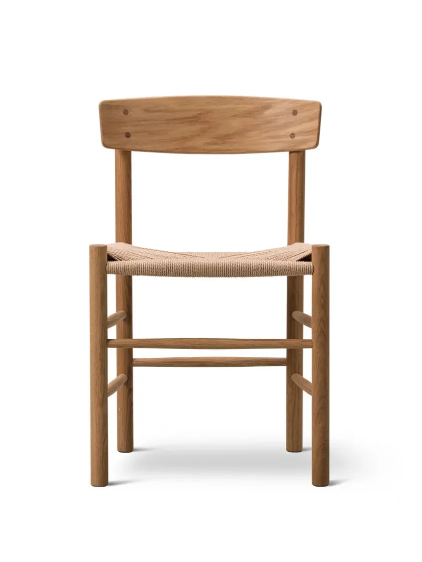 Fredericia Furniture Spisebordsstole<J39 Folkestolen af Børge Mogensen