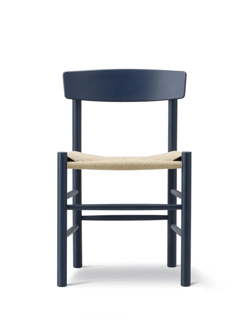 Fredericia Furniture Spisebordsstole<J39 Folkestolen, heritage red af Børge Mogensen