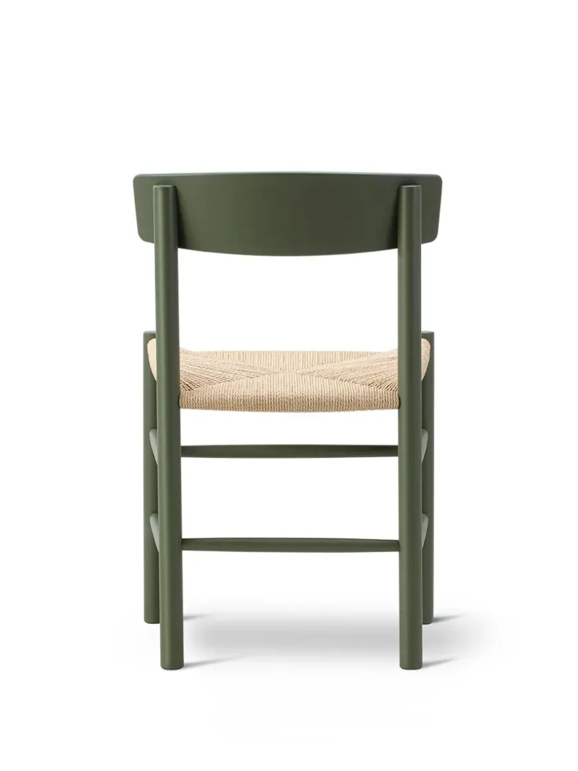 Fredericia Furniture Spisebordsstole<J39 Folkestolen, heritage red af Børge Mogensen