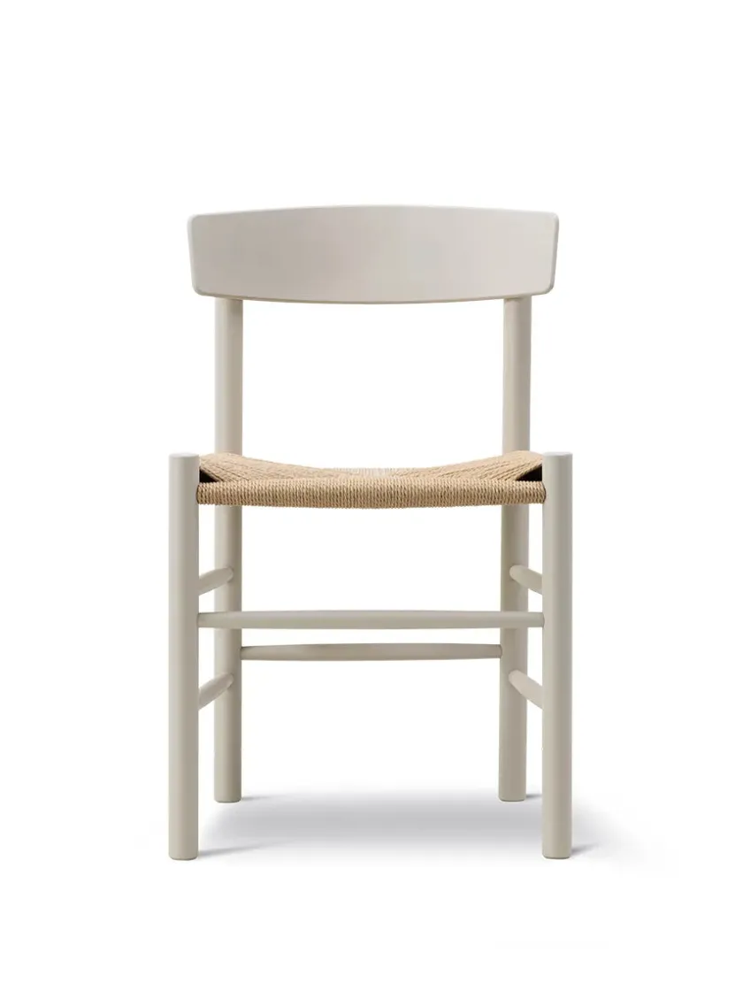 Fredericia Furniture Spisebordsstole<J39 Folkestolen, heritage red af Børge Mogensen