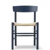 Fredericia Furniture Spisebordsstole<J39 Folkestolen, indigo blue af Børge Mogensen