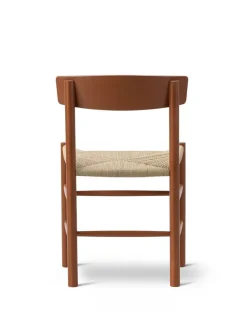 Fredericia Furniture Spisebordsstole<J39 Folkestolen, indigo blue af Børge Mogensen