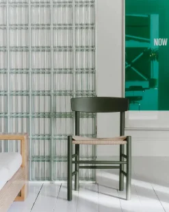 Fredericia Furniture Spisebordsstole<J39 Folkestolen, Khaki grøn af Børge Mogensen