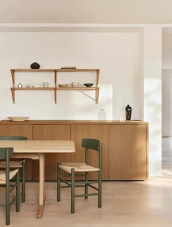 Fredericia Furniture Spisebordsstole<J39 Folkestolen, Pebble grey af Børge Mogensen