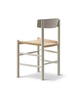 Fredericia Furniture Spisebordsstole<J39 Folkestolen, Pebble grey af Børge Mogensen