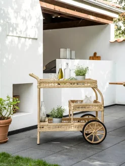 Sika-Design Rulleborde/Barvogn<James Serveringsvogn fra