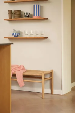 FDB Møbler Bænke<J83B Bænk, matlakeret eg fra