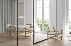 Fredericia Furniture Spiseborde<JG Table 140x140 cm fra