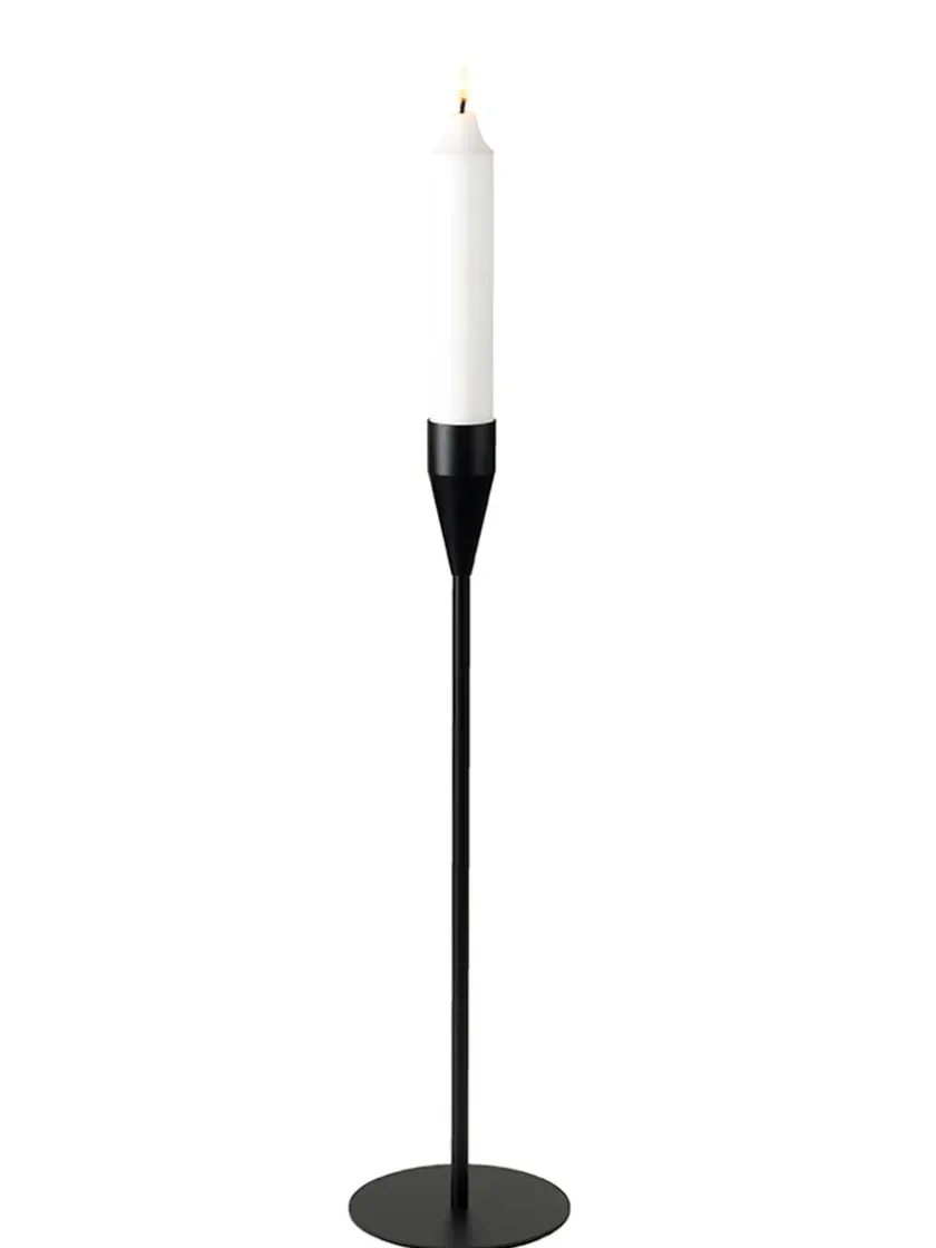 Piet Hein Lysestager<Jupiter Lysestage, sort fra