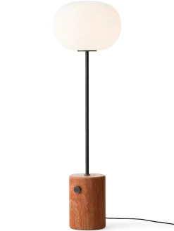 Audo Copenhagen Gulvlamper|Spots<JWDA Floor Lamp, red travertine stone fra