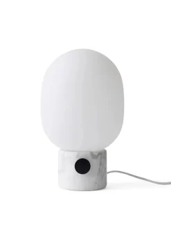 Audo Copenhagen Spots<JWDA Table Lamp, red travertine stone fra