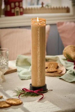 Ib Laursen Kalenderlys & Julelysestager|Adventsstager<Kalenderlys 1–24 præget tal fra