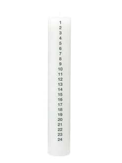 Kunstindustrien Kalenderlys & Julelysestager|Stearinlys<Kalenderlys, grønne tal fra