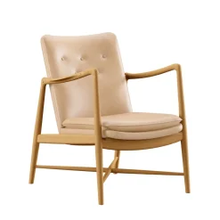 House of Finn Juhl Lænestole<Kaminstolen, eg olie af Finn Juhl