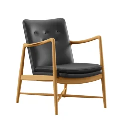 House of Finn Juhl Lænestole<Kaminstolen, eg olie af Finn Juhl