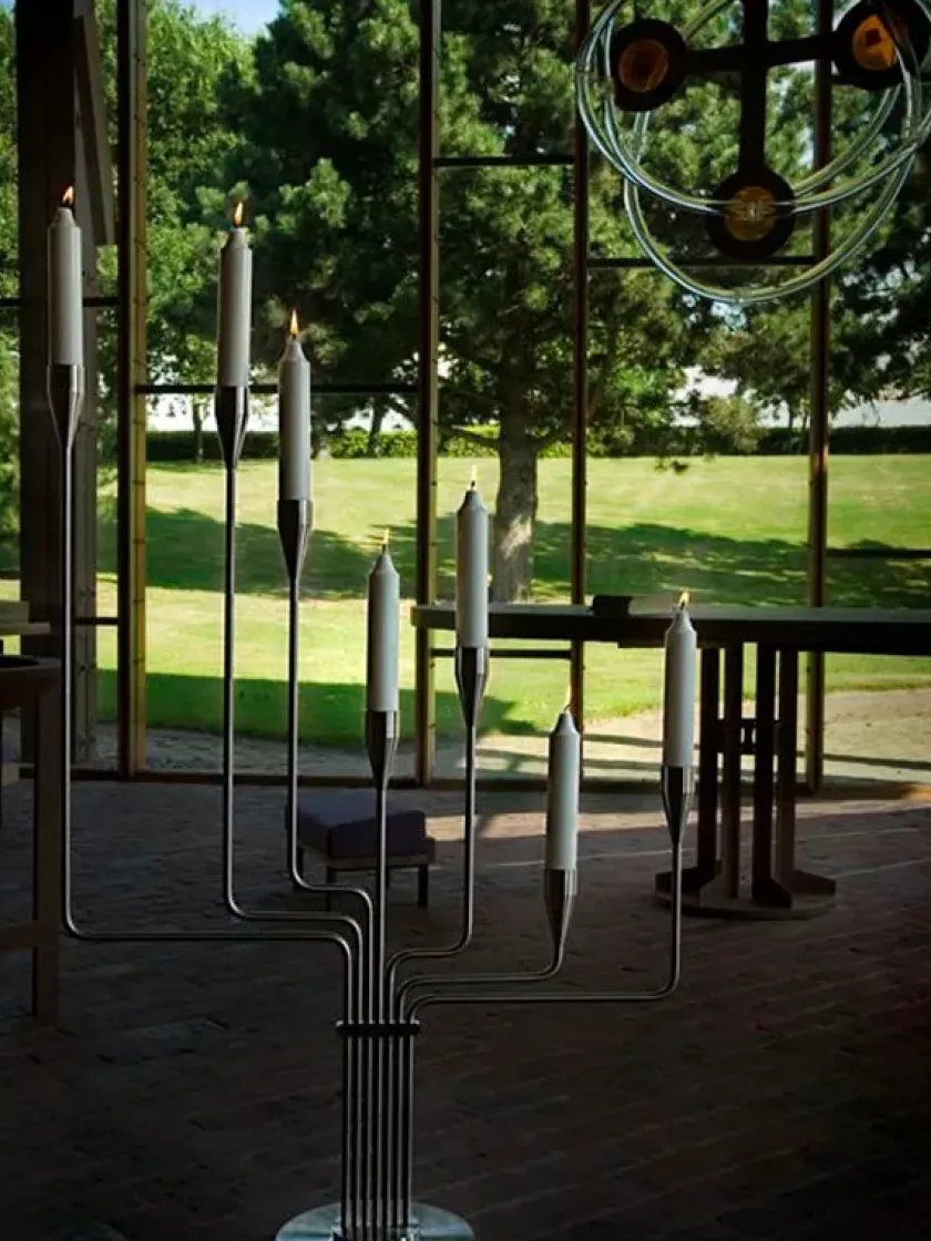 Piet Hein Lysestager<Karlsvognen maxi lysestage fra