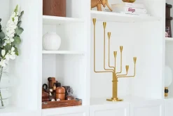 Piet Hein Lysestager<Karlsvognen Table Lysestage, regnbue fra