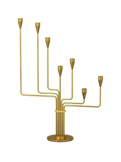 Piet Hein Lysestager<Karlsvognen Table Lysestage, sort fra