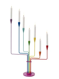 Piet Hein Lysestager<Karlsvognen Table Lysestage, sort fra