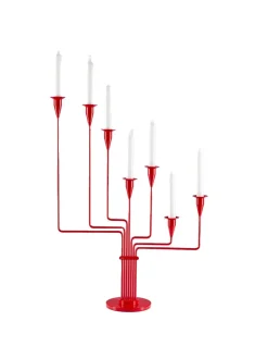 Piet Hein Lysestager<Karlsvognen Table Lysestage, gul fra