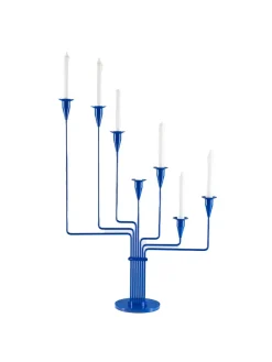 Piet Hein Lysestager<Karlsvognen Table Lysestage, turkis fra