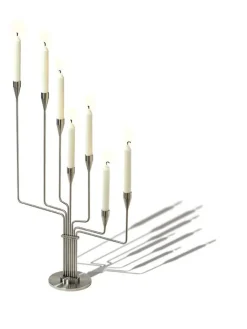 Piet Hein Lysestager<Karlsvognen Table Lysestage, turkis fra