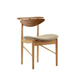 House of Finn Juhl Spisebordsstole<Karmstolen, eg olie af Finn Juhl