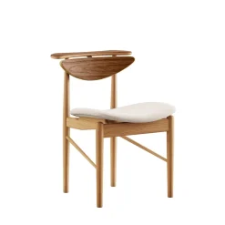 House of Finn Juhl Spisebordsstole<Karmstolen, eg olie af Finn Juhl