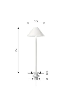 Louis Poulsen Spots<Keglen Bordlampe fra