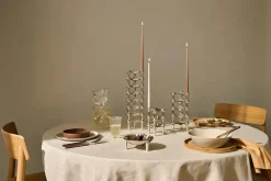 STOFF Nagel Stearinlys|Lysestager<Kertelys til Nagel Lysestage, burgundy red fra